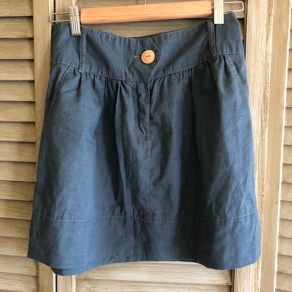 Mimi Chica chambray denim skirt size S